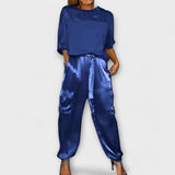 Patricia - Conjunto de Seda de 2 Piezas