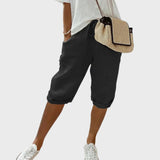 Vera - Pantalones Cortos Femeninos con Cintura Ajustable para el Verano