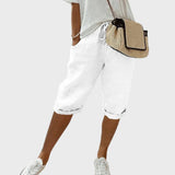 Vera - Pantalones Cortos Femeninos con Cintura Ajustable para el Verano