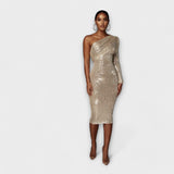 Claudia - Vestido de Noche con Escote Cruzado