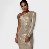 Claudia - Vestido de Noche con Escote Cruzado