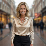 Isabella - Blusa Satinada Elegante