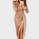 Malena - Vestido elegante sin hombros