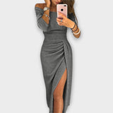 Malena - Vestido elegante sin hombros