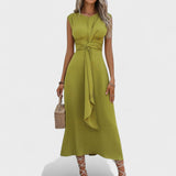 Emilia - Vestido maxi elegante sin mangas y cuello redondo