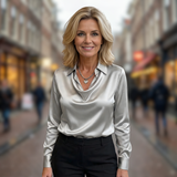 Isabella - Blusa Satinada Elegante