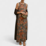 Paloma – Vestido largo elegante con abrigo a juego