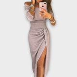 Malena - Vestido elegante sin hombros