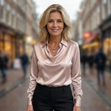 Isabella - Blusa Satinada Elegante