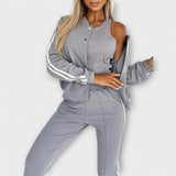 Sofía - Conjunto de abrigo, chaleco y pantalones