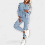 Martina - Conjunto de chaqueta, chaleco y pantalones