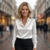 Isabella - Blusa Satinada Elegante