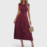 Emilia - Vestido maxi elegante sin mangas y cuello redondo