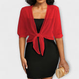 Manuela - Blusa con la parte delantera abierta