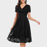 Ángeles - Vestido de Encaje Floral