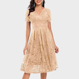 Ángeles - Vestido de Encaje Floral