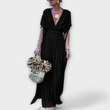 Aurelia – Vestido Maxi Boho con Cintura Trenzada