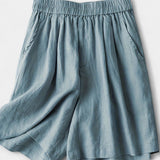 Claudia - Pantalones Cortos Ligeros de Verano