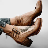 Inês - Zapatos Ortopédicos de Cuero