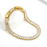 Pulsera de Rivière Baguette