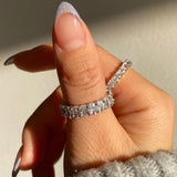 Anillo de corte ovalado