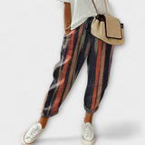 Aurora - Pantalones cómodos de lino y algodón