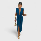 Silvia - Vestido de Escote Abierto