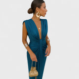 Silvia - Vestido de Escote Abierto