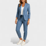 Laura - Conjunto Elegante con Chaqueta y Pantalones