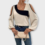 Patricia - Blusa con escote cuadrado