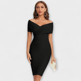 Adriana - Vestido Elegante Off-Shoulder Ajustado