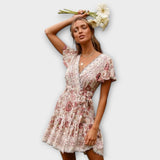 Fátima - Vestido corto boho