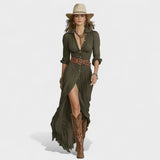 Emma María - Vestido largo maxi