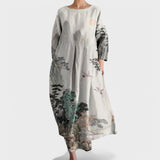 Jimena Sofía - Vestido colorido con escote en V